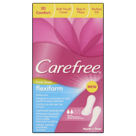 Carefree tisztasági betét 30 db Cotton Feel Flexiform Fresh