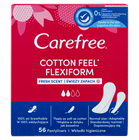 Carefree tisztasági betét 56 db Cotton Feel Flexiform Fresh