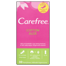 Carefree tisztasági betét 30 db Cotton Feel Normal Aloe