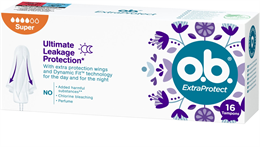 o.b. tampon 16 db Extra Protect Super (5 db/#)