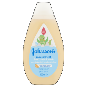 JOHNSON’S® Pure Protect 2 az 1-ben fürdető és tusfürdő gyermekeknek 500 ml