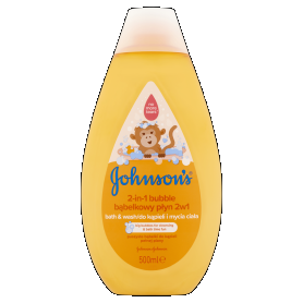 JOHNSON’S® 2 az 1-ben buborékos fürdető és tusfürdő gyermekeknek 500 ml