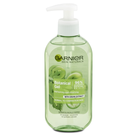 GARNIER Skin Naturals Botanical Arctisztító gél Szőlő Kivonattal 200 ml