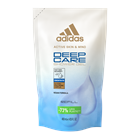 ADIDAS Uniszex Tusfürdő utántöltő 400 ml Deep Care