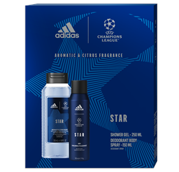 ADIDAS ajándékcsomag UEFA10 (Tusfürdő 250 ml + dezodor) 2024