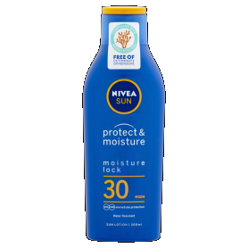 NIVEA SUN FF30 Protect & Moisture Naptej 200 ml