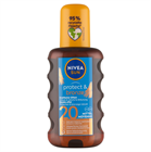 NIVEA SUN FF20 Protect & Bronze Barnulást Támogató Napolaj Spray 200 ml