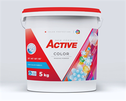 Active mosópor 5 kg vödrös Color (65 mosás)