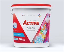 Active mosópor 10 kg Color vödrös (130 mosás)