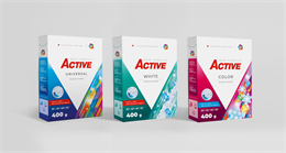 Active mosópor 400 g White