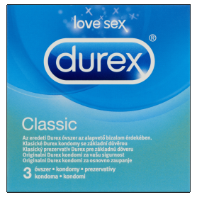 DUREX Óvszer Classic 3 db