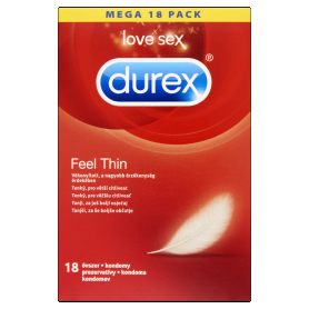 DUREX Óvszer Feel Thin 18 db