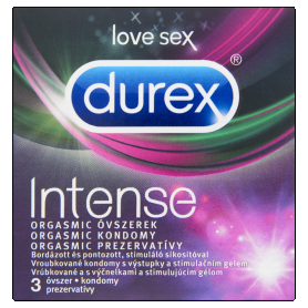 DUREX Óvszer Intense Orgasmic 3 db