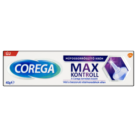 Corega Maximum Fix+Kontroll ízmentes műfogsorrögzítő krém 40 g