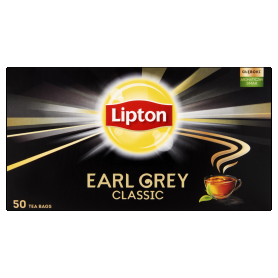 LIPTON fekete tea 50 filter Earl Grey