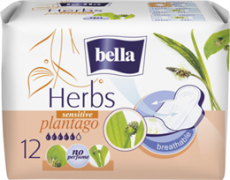 BELLA HERBS Egészségügyi Betét Plantago Lándzsás utifű 12 db