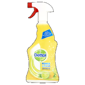 DETTOL Power&Fresh Univerzális felülettisztító spray Citrom&Lime 500 ml