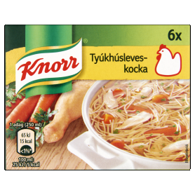 KNORR Kocka Tyúkhúsleveskocka 60 g