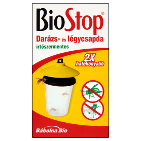 BIOSTOP darázs és légycsapda (1 db csapda+3 db utántöltő)