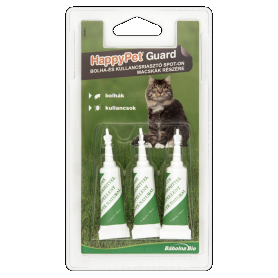 HappyPet Guard bolha és kullancsriasztó spot-on macsák 3*2 ml