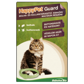 HappyPet Guard bolha és kullancsriasztó nyakörv macskák 1 db