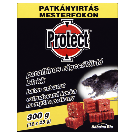 PROTECT paraffinos rágcsálóirtó blokk 300 g