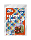 GLOSSY Befőzési celofán 4 ív