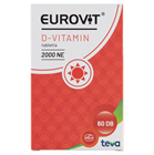 Eurovit D-vitamin tabletta 2000 NE 60 db