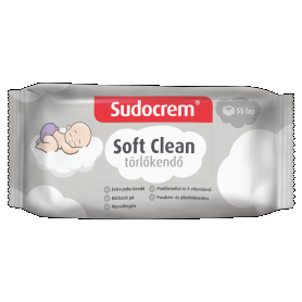 SUDOCREM törlőkendő 55 lap Soft clean