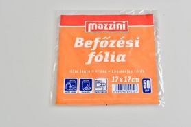 MAZZINI Befőzési fólia 50 db 17x17 cm