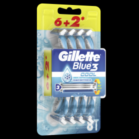 Gillette Blue3 Cool eldobható borotva 6+2 db