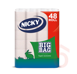 NICKY BIG BAG toalettpapír 48 tekercs 2 rétegű