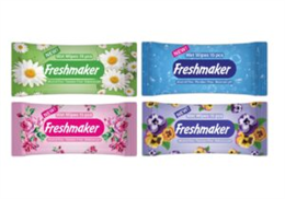 Freshmaker Floral nedves törlőkendő  15 lap