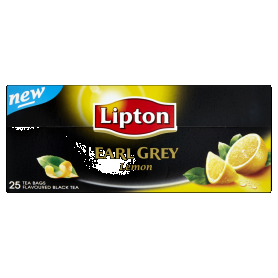 LIPTON fekete tea 25 filter Earl Grey citrom ízű