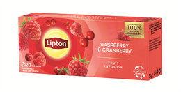 LIPTON tea 20 filter Málna-Vörösáfonya