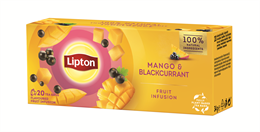 LIPTON tea 20 filter Mangó-Feketeribizli