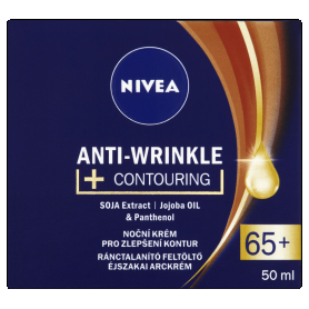 NIVEA Anti Wrinkle éjszakai arckrém 50 ml 65+