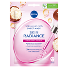 NIVEA Skin Radiance Szérummal Átitatott Fátyolmaszk 1 db