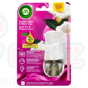 AirWick Elektromos Készülék Utántöltővel Bársonyos Szatén & Liliom 19 ml