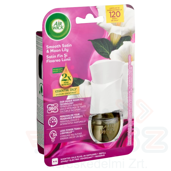 AirWick Elektromos Készülék Utántöltővel Bársonyos Szatén & Liliom 19 ml Kép