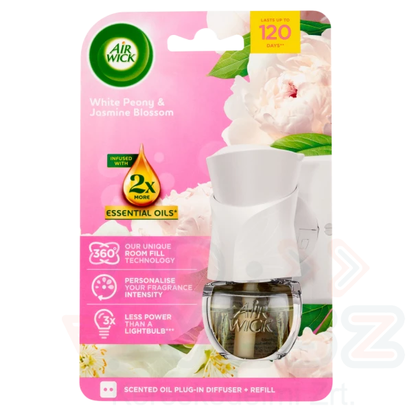 AirWick Elektromos Készülék Utántöltővel Fehér Virágok 19 ml Kép