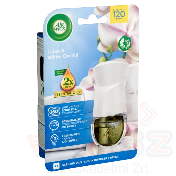 AirWick Elektromos Készülék Utántöltővel Frissen Mosott Ruha 19 ml Kép