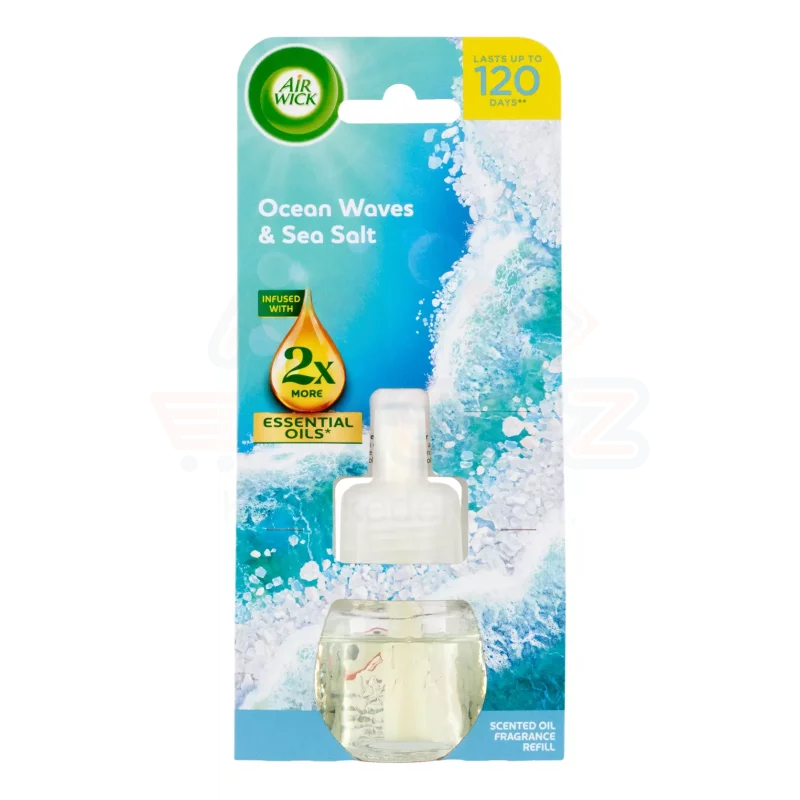AirWick utántöltő elektromos készülékhez 19 ml Óceáni szellő és tengeri só Kép