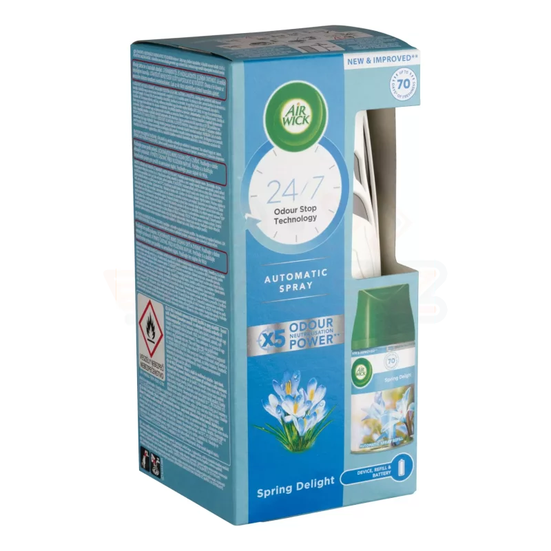 AirWick Freshmatic Pure légfrissítő készülék utántöltővel 250 ml Spring Delights Kép