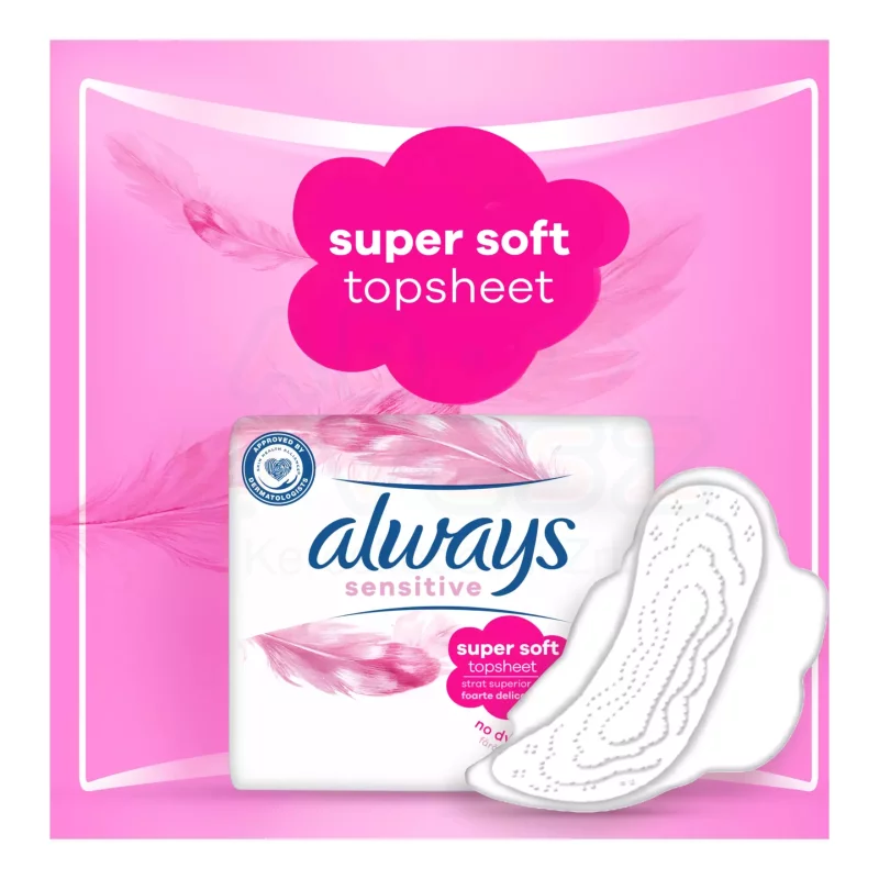 Always egészségügyi betét Duo Sensitive Super 16 db Kép