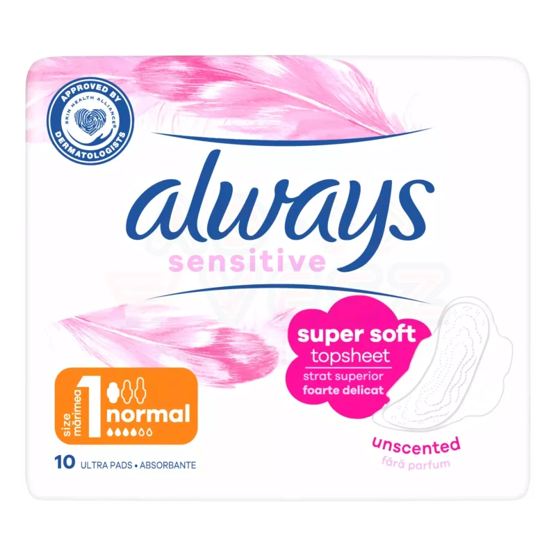 Always egészségügyi betét Ultra Sensitive Normal 10 db Kép