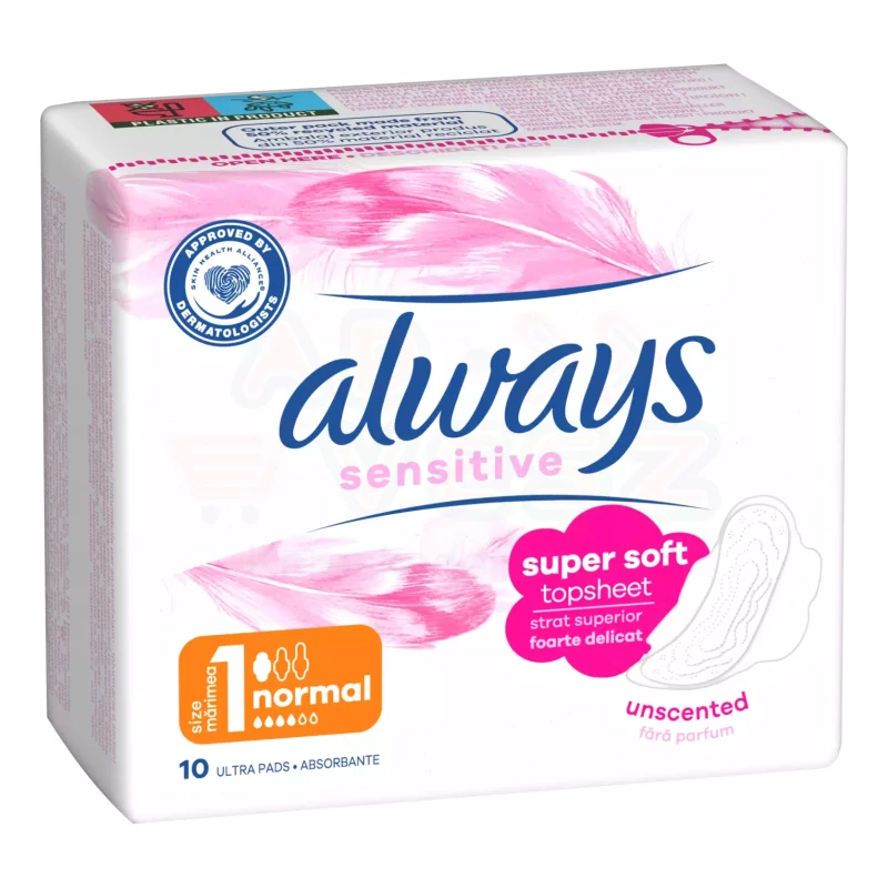 Always egészségügyi betét Ultra Sensitive Normal 10 db Kép