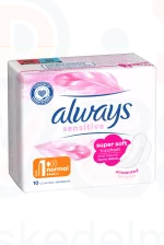 Always egészségügyi betét Ultra Sensitive Normal 10 db Kép
