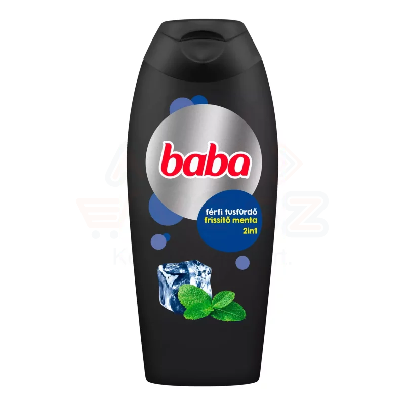 BABA férfi tusfürdő 400 ml Menta Kép