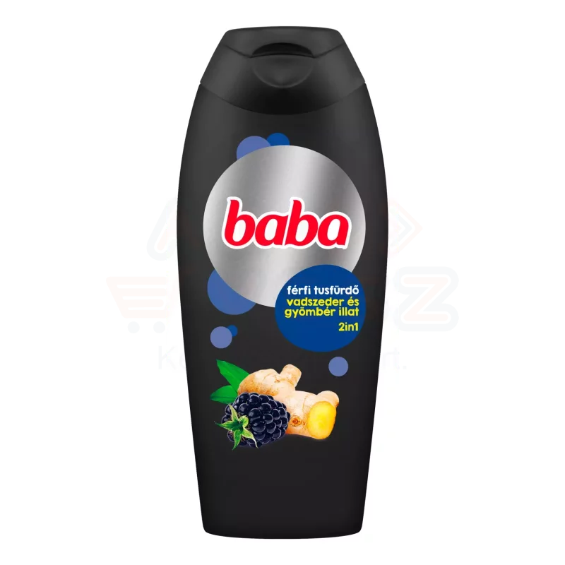 BABA férfi tusfürdő 400 ml Vadszeder&gyömbér 2in1 Kép